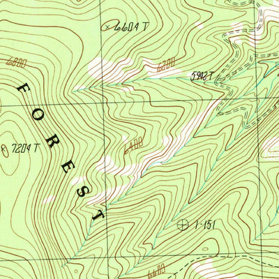 United States Geological Survey Harvey Point, MT (1989, 24000-Scale) digital map