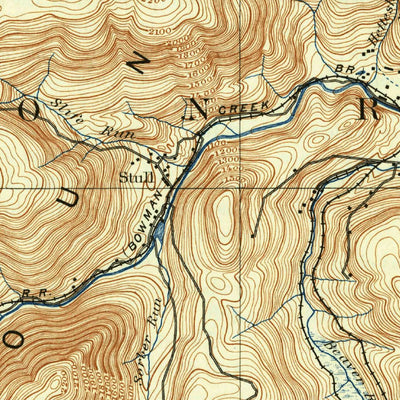 United States Geological Survey Harveys Lake, PA (1893, 62500-Scale) digital map