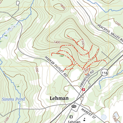 United States Geological Survey Harveys Lake, PA (2023, 24000-Scale) digital map