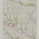 United States Geological Survey Harveyville, KS (1952, 24000-Scale) digital map