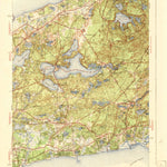 United States Geological Survey Harwich, MA (1943, 31680-Scale) digital map