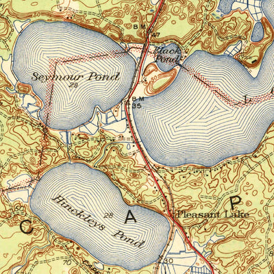 United States Geological Survey Harwich, MA (1943, 31680-Scale) digital map