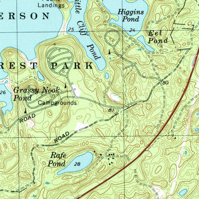 United States Geological Survey Harwich, MA (1974, 25000-Scale) digital map