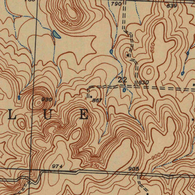 United States Geological Survey Harwood, MO (1941, 24000-Scale) digital map