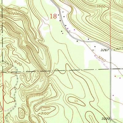 United States Geological Survey Hash Mountain, MT (1991, 24000-Scale) digital map