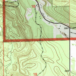 United States Geological Survey Hash Mountain, MT (1994, 24000-Scale) digital map
