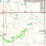 United States Geological Survey Haskell, OK (1971, 24000-Scale) digital map