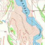United States Geological Survey Haskell, OK (1971, 24000-Scale) digital map