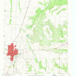 United States Geological Survey Haskell, TX (1966, 24000-Scale) digital map