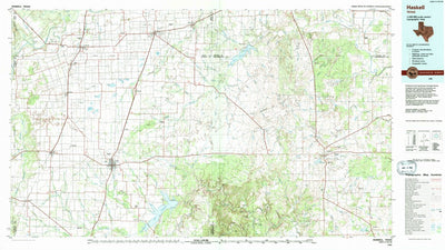 United States Geological Survey Haskell, TX (1985, 100000-Scale) digital map