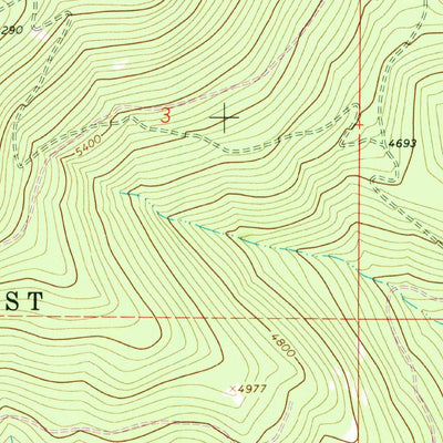 United States Geological Survey Haskill Mountain, MT (1964, 24000-Scale) digital map