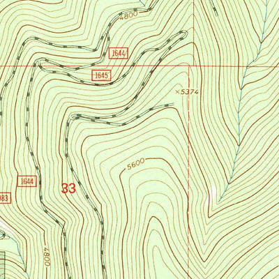 United States Geological Survey Haskill Mountain, MT (1994, 24000-Scale) digital map