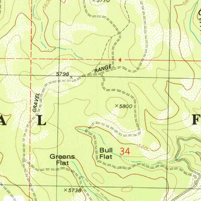 United States Geological Survey Haskins Valley, CA (1980, 24000-Scale) digital map