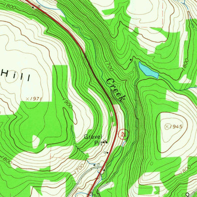 United States Geological Survey Haskinville, NY (1965, 24000-Scale) digital map