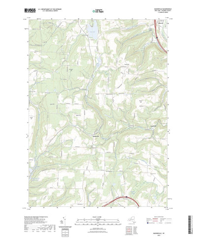 United States Geological Survey Haskinville, NY (2023, 24000-Scale) digital map