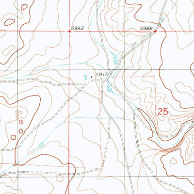 United States Geological Survey Hasperos Camp, NM (1981, 24000-Scale) digital map