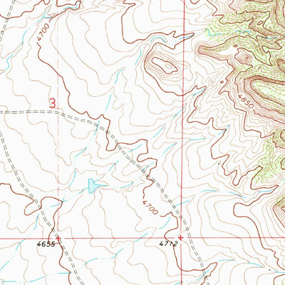 United States Geological Survey Hassell, NM (1968, 24000-Scale) digital map