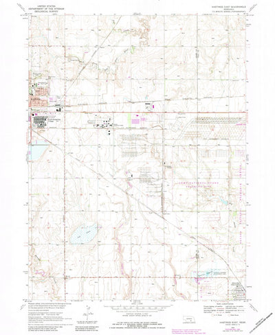 United States Geological Survey Hastings East, NE (1983, 24000-Scale) digital map