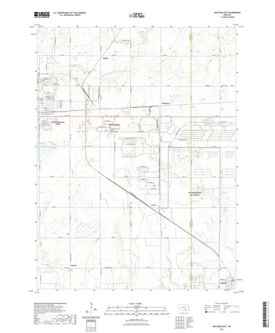 United States Geological Survey Hastings East, NE (2021, 24000-Scale) digital map