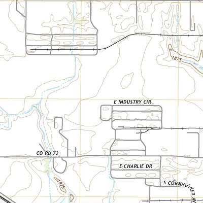 United States Geological Survey Hastings East, NE (2021, 24000-Scale) digital map
