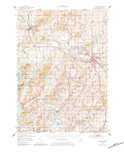 United States Geological Survey Hastings, MI (1951, 62500-Scale) digital map