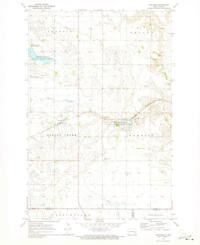 United States Geological Survey Hastings, ND (1970, 24000-Scale) digital map