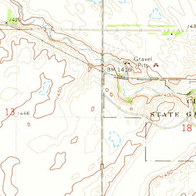 United States Geological Survey Hastings, ND (1970, 24000-Scale) digital map