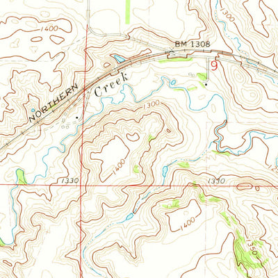 United States Geological Survey Hastings, ND (1970, 24000-Scale) digital map