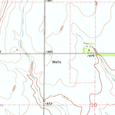 United States Geological Survey Hastings NW, NE (1969, 24000-Scale) digital map