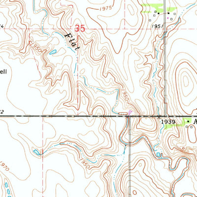 United States Geological Survey Hastings NW, NE (1969, 24000-Scale) digital map