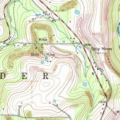 United States Geological Survey Hastings, PA (1961, 24000-Scale) digital map