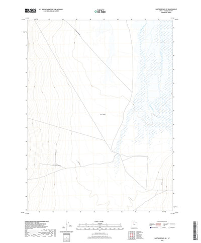 United States Geological Survey Hastings Pass SE, UT (2020, 24000-Scale) digital map