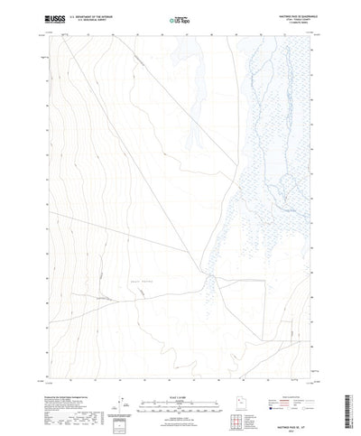 United States Geological Survey Hastings Pass SE, UT (2023, 24000-Scale) digital map