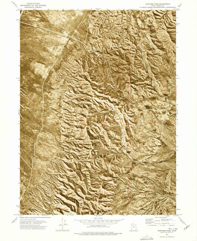 United States Geological Survey Hastings Pass, UT (1973, 24000-Scale) digital map