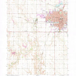 United States Geological Survey Hastings West, NE (1969, 24000-Scale) digital map