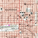 United States Geological Survey Hastings West, NE (1969, 24000-Scale) digital map