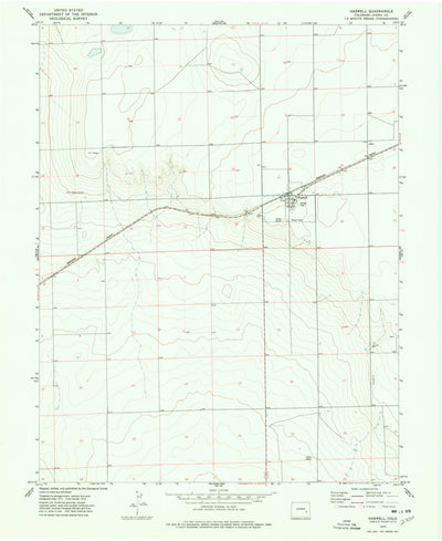 United States Geological Survey Haswell, CO (1974, 24000-Scale) digital map
