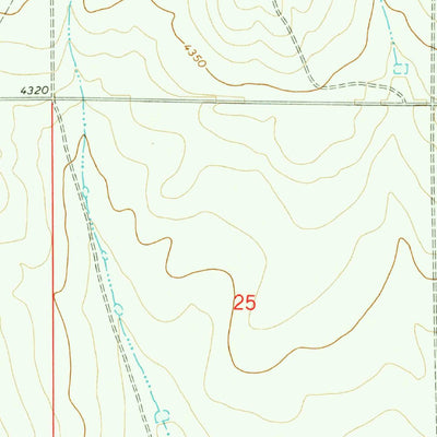 United States Geological Survey Haswell SE, CO (1974, 24000-Scale) digital map