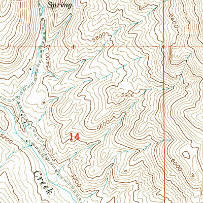 United States Geological Survey Hat Creek, ID (1963, 24000-Scale) digital map