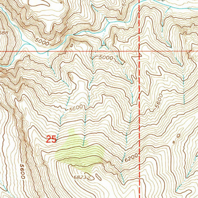 United States Geological Survey Hat Creek, ID (1963, 24000-Scale) digital map