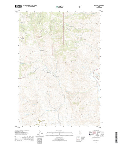 United States Geological Survey Hat Creek, ID (2020, 24000-Scale) digital map