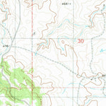 United States Geological Survey Hat Creek, WY (1981, 24000-Scale) digital map
