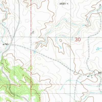 United States Geological Survey Hat Creek, WY (1981, 24000-Scale) digital map