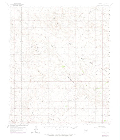United States Geological Survey Hat Mesa, NM (1963, 62500-Scale) digital map