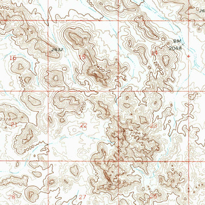 United States Geological Survey Hat Mountain, AZ (1958, 62500-Scale) digital map