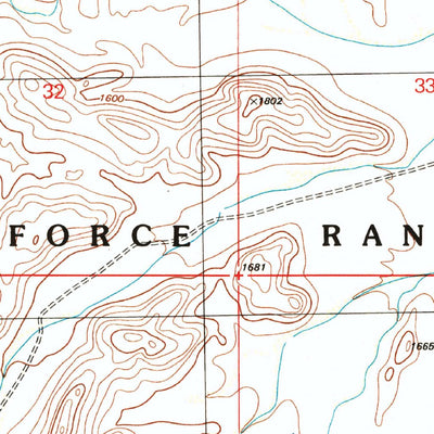 United States Geological Survey Hat Mountain, AZ (1996, 24000-Scale) digital map