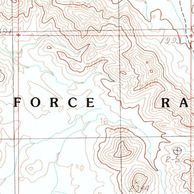 United States Geological Survey Hat Mountain SW, AZ (1986, 24000-Scale) digital map