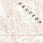 United States Geological Survey Hat Mountain SW, AZ (1986, 24000-Scale) digital map