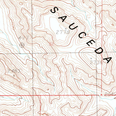 United States Geological Survey Hat Mountain SW, AZ (1986, 24000-Scale) digital map