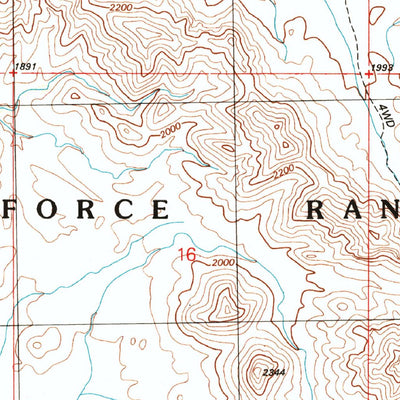 United States Geological Survey Hat Mountain SW, AZ (1996, 24000-Scale) digital map